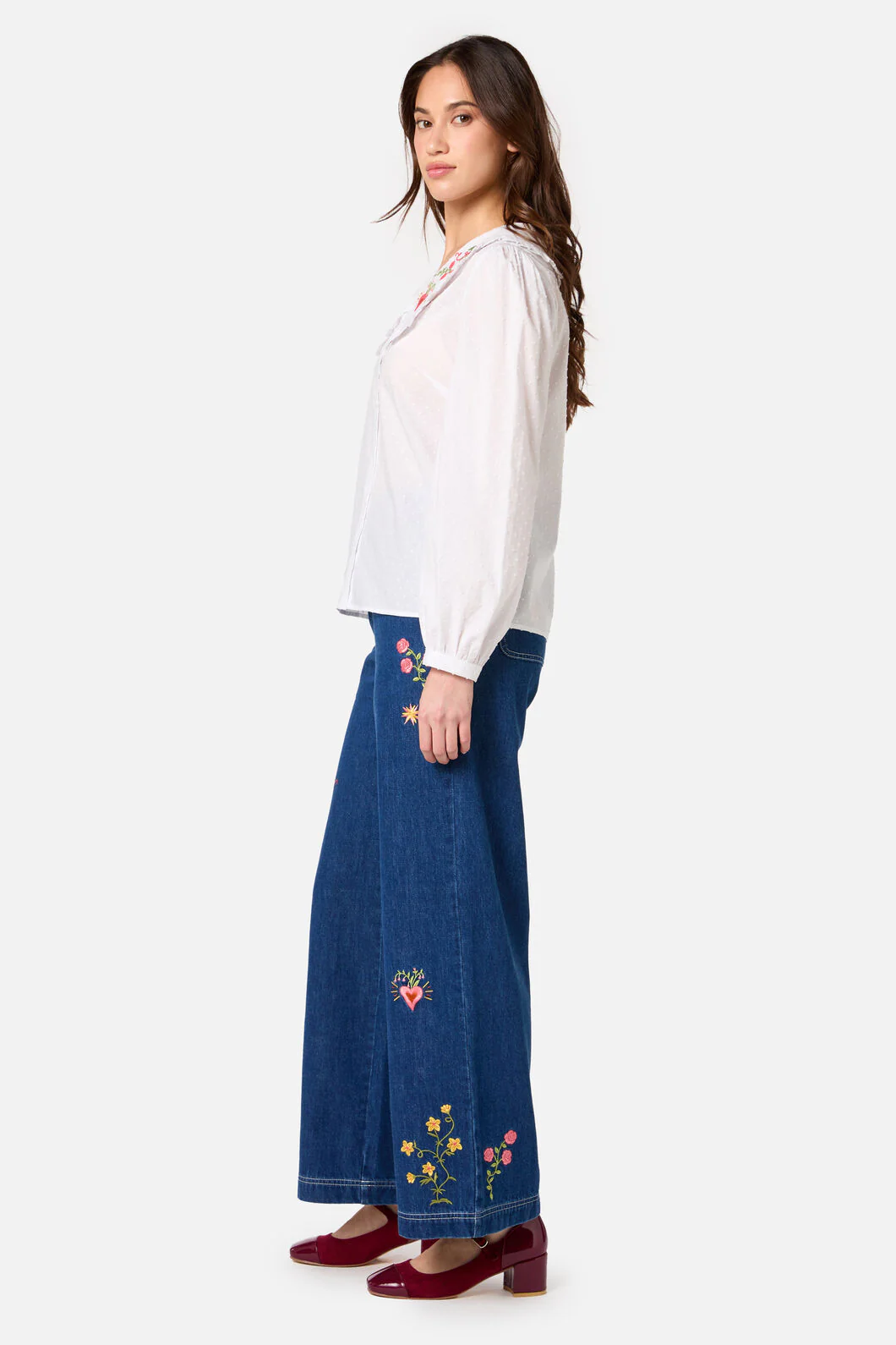Folk Art Embroidered Blouse - Image 4