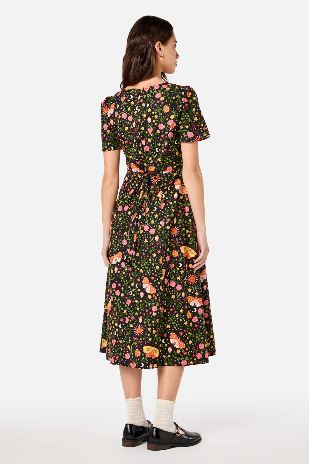 Folk Art Midi Dress - Image 3