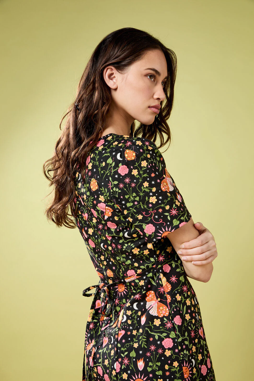 Folk Art Midi Dress - Image 6