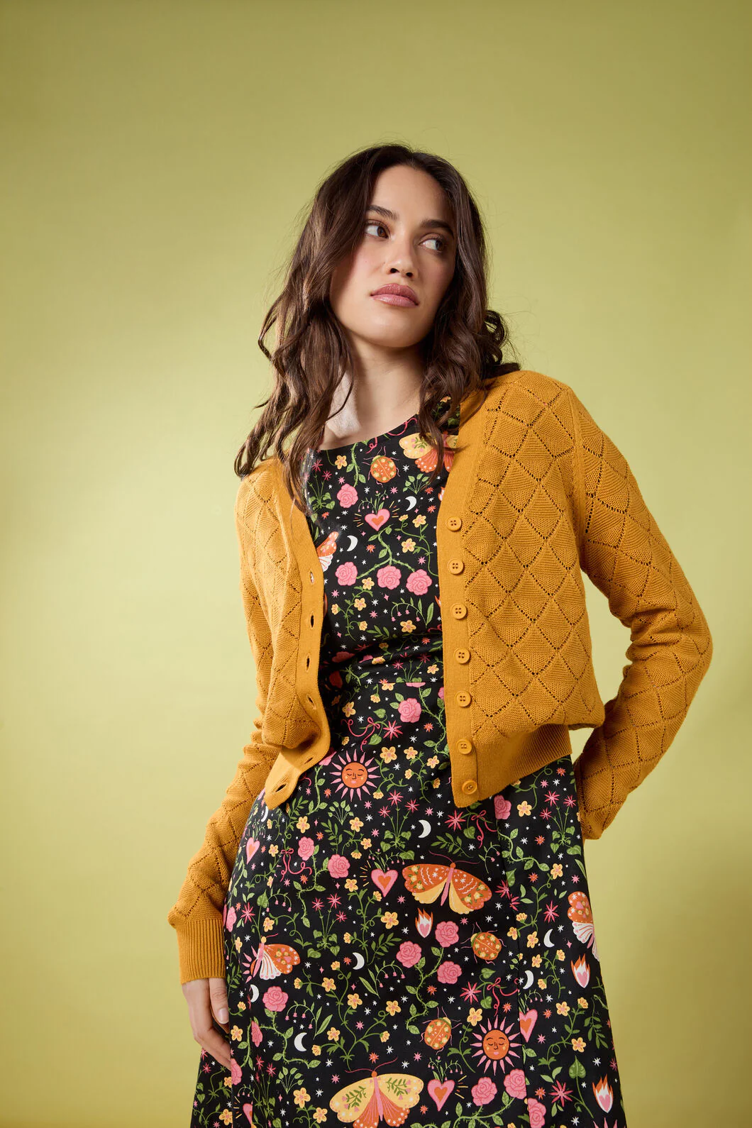 Folk Art Midi Dress - Image 7