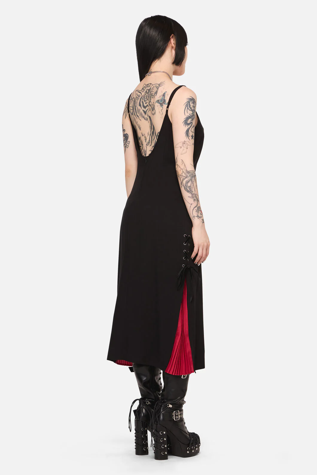 Framed Goth Midi Dress - Image 3