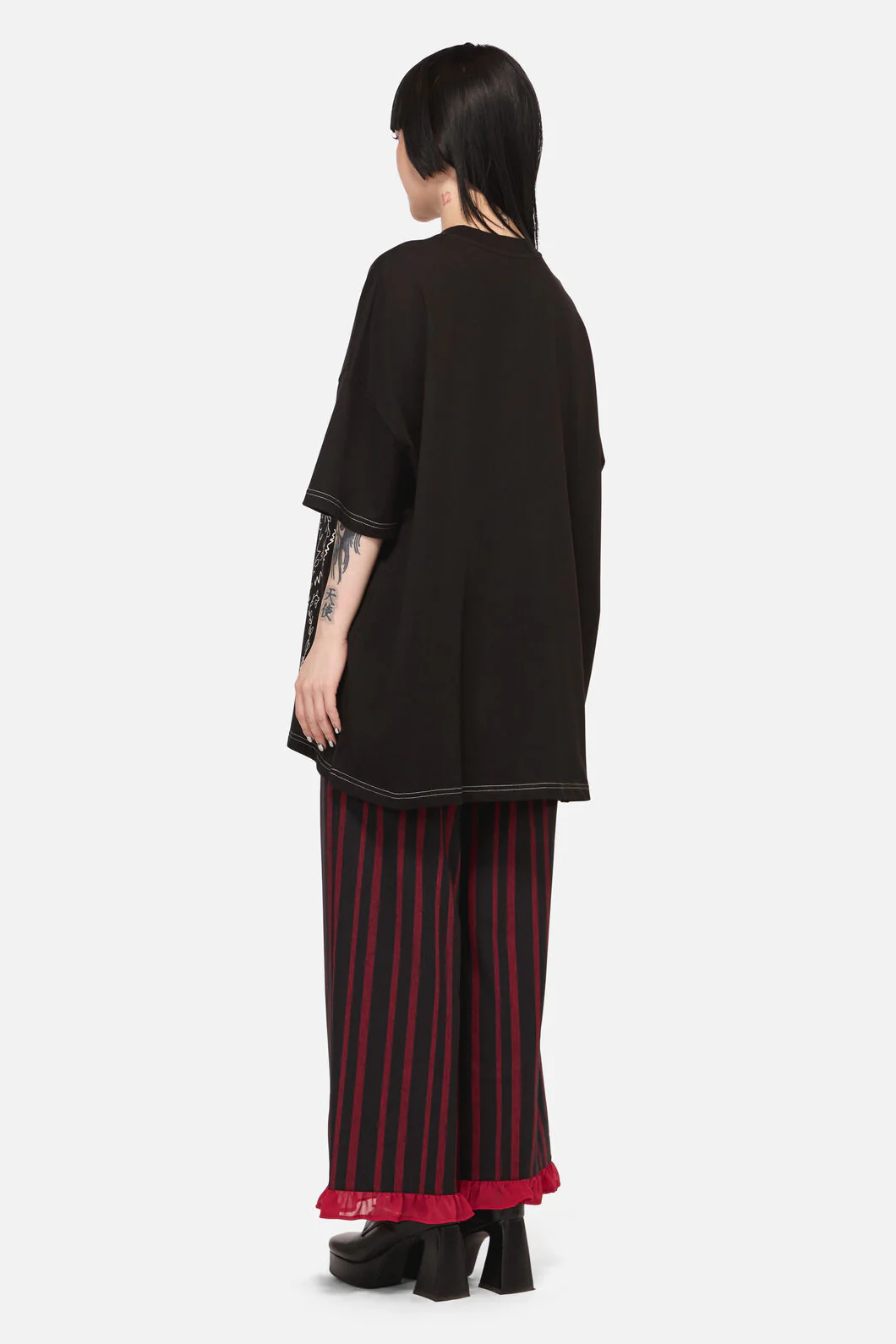 Framed Goth Oversized Tee - Image 3