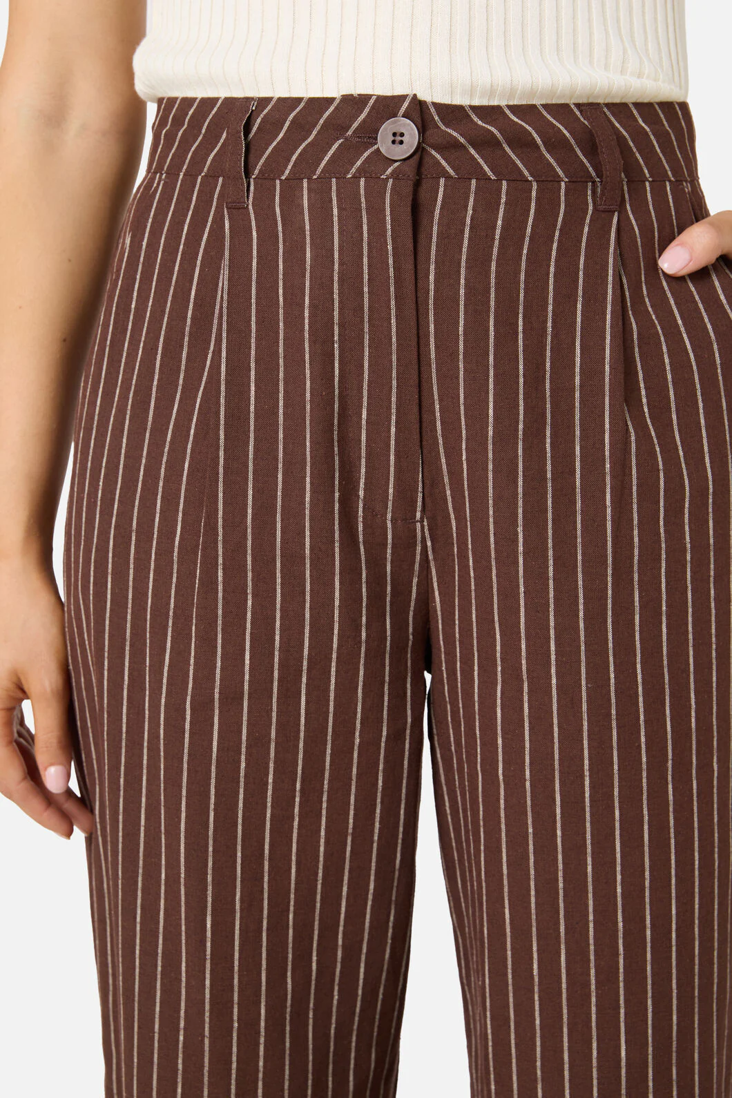 Frankie Pinstripe Pant - Image 13