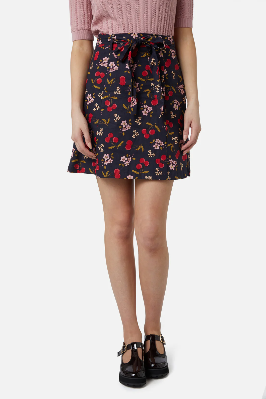 French Cherry Flippy Skirt - Image 7