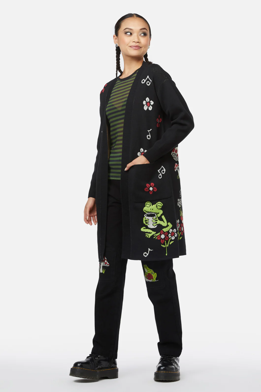 Froggy Picnic Cardigan - Image 4