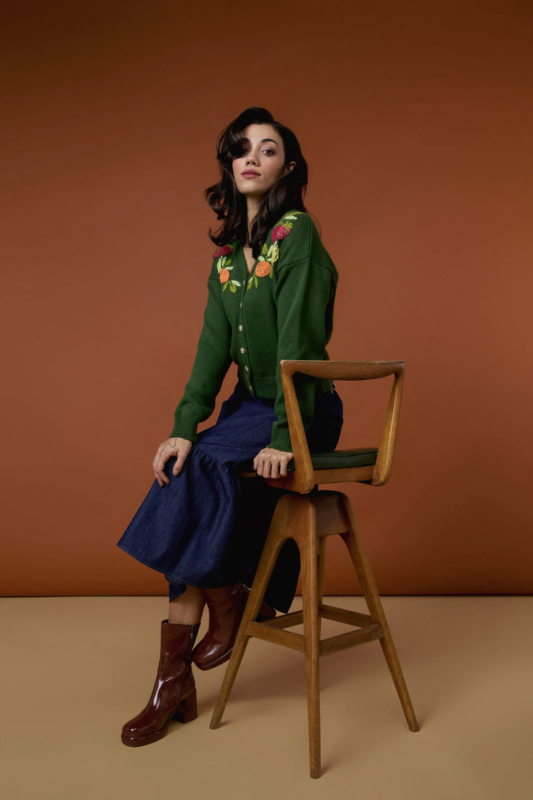Fruit Embroidered Cardigan - Image 7