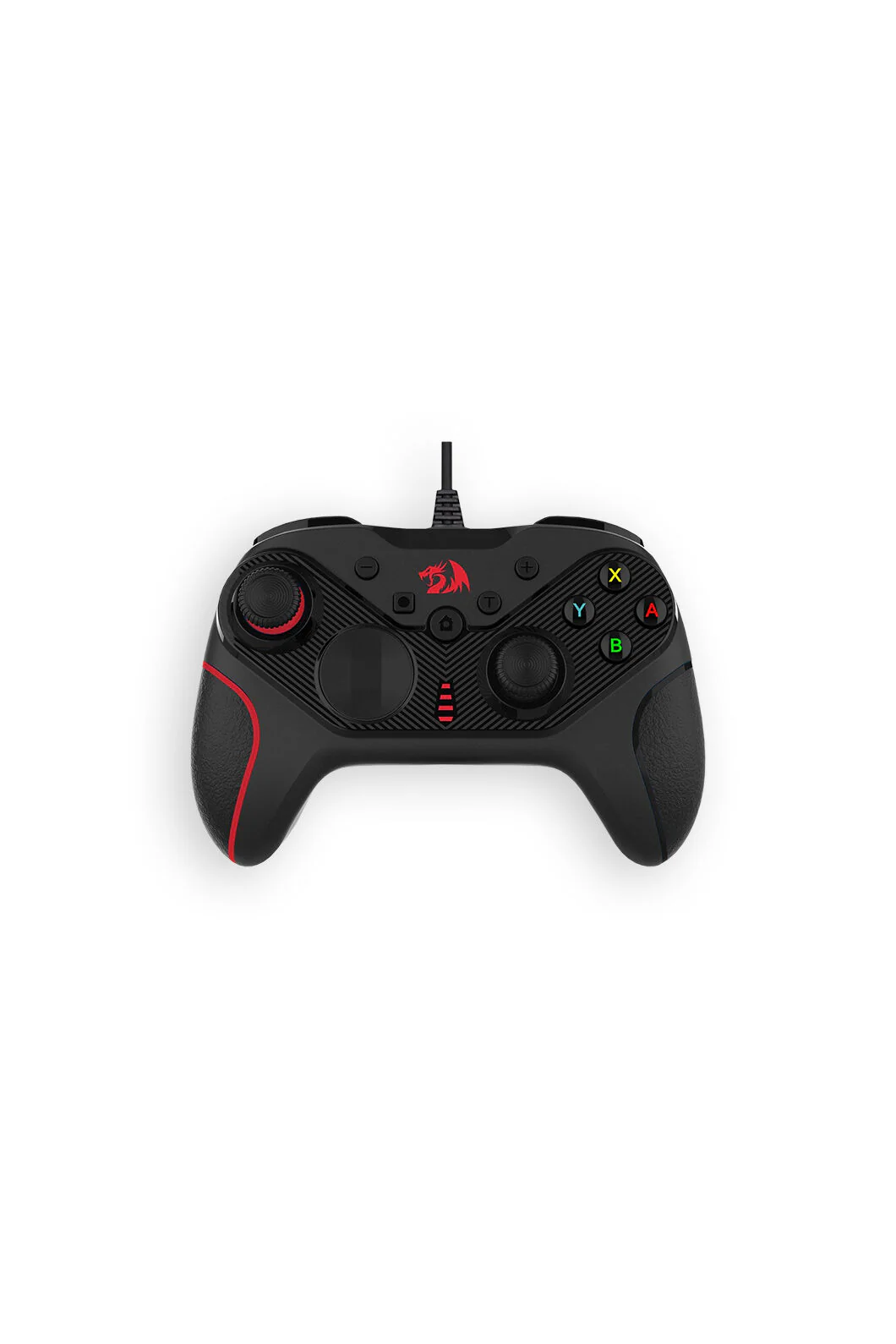 Redragon G710 Rift Black Wired Ergonomic Dual-Vibration Gaming Gamepad