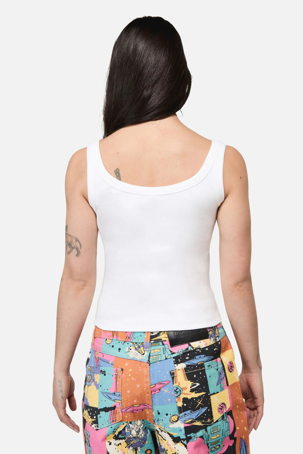 Galactic Print Tank Top - Image 4