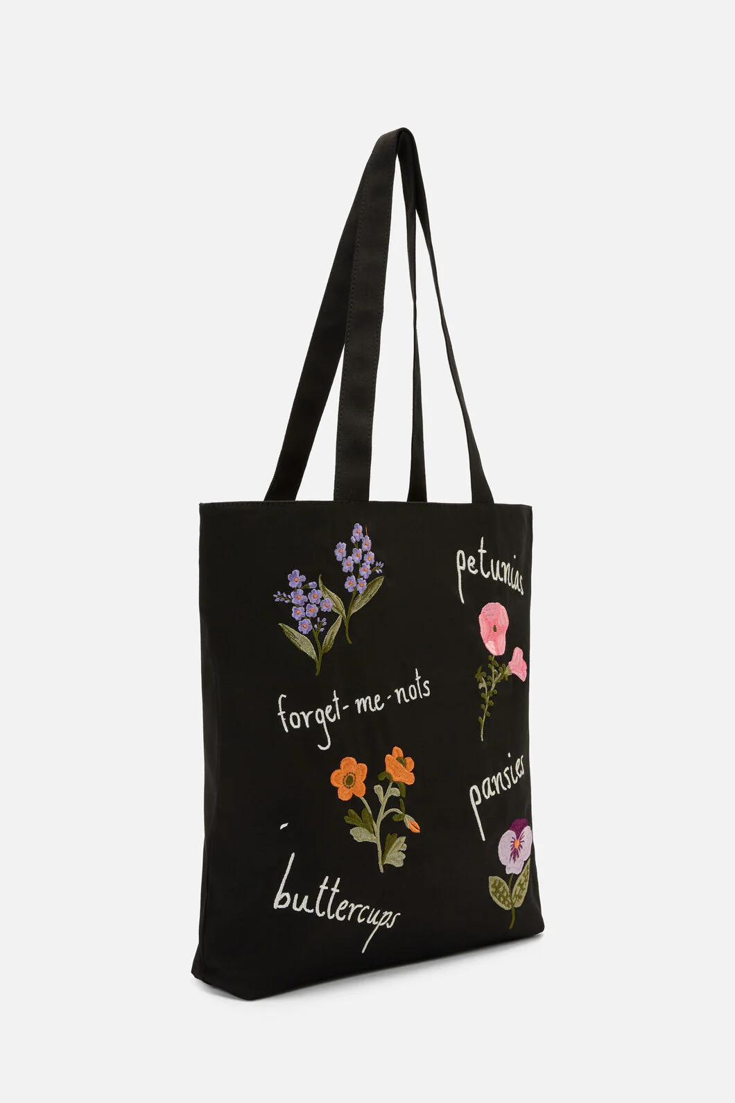 Garden Embroidery Tote - Image 2