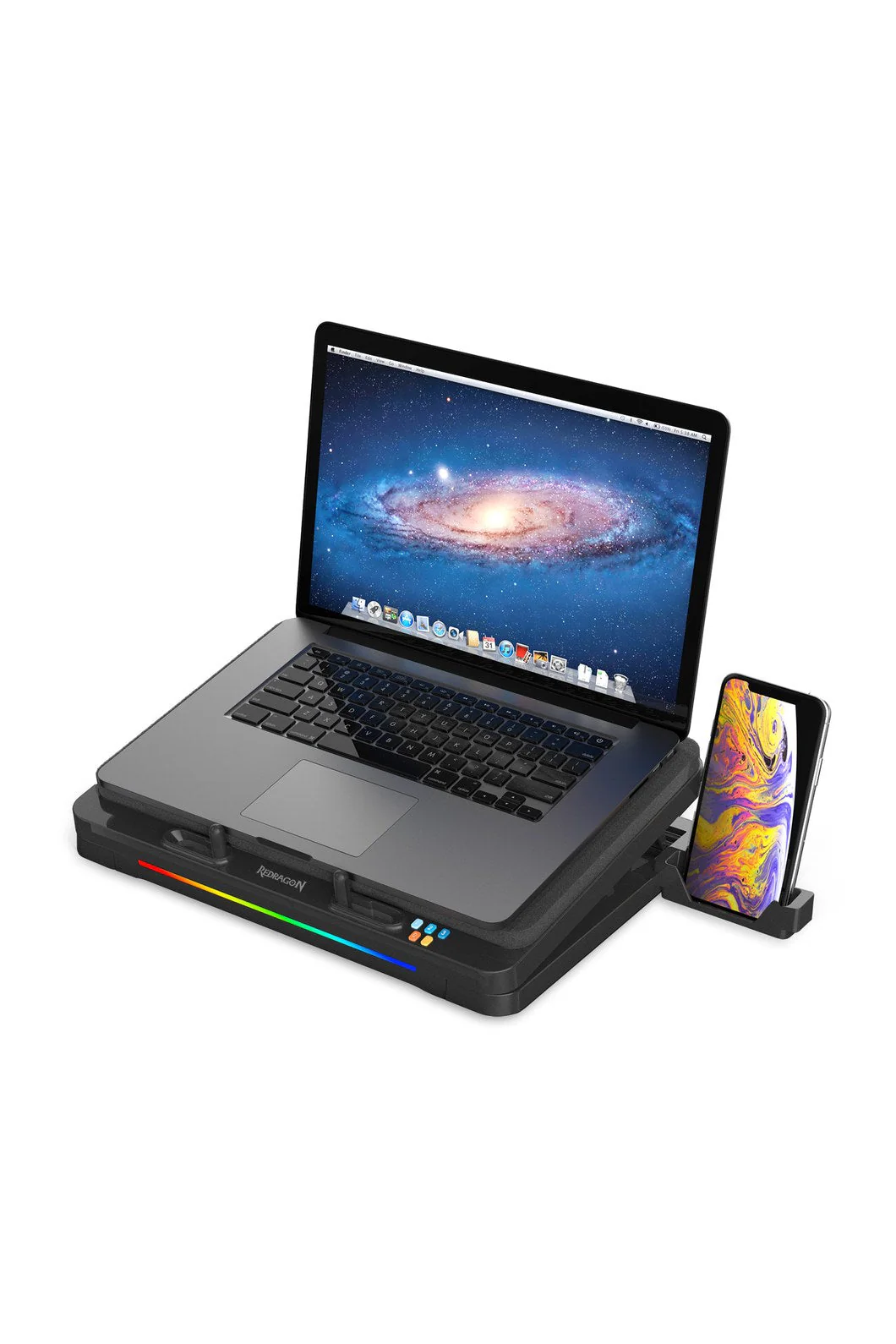 Redragon GCP512 Windseek Black Turbo-Fan Laptop Cooling Stand - Image 5