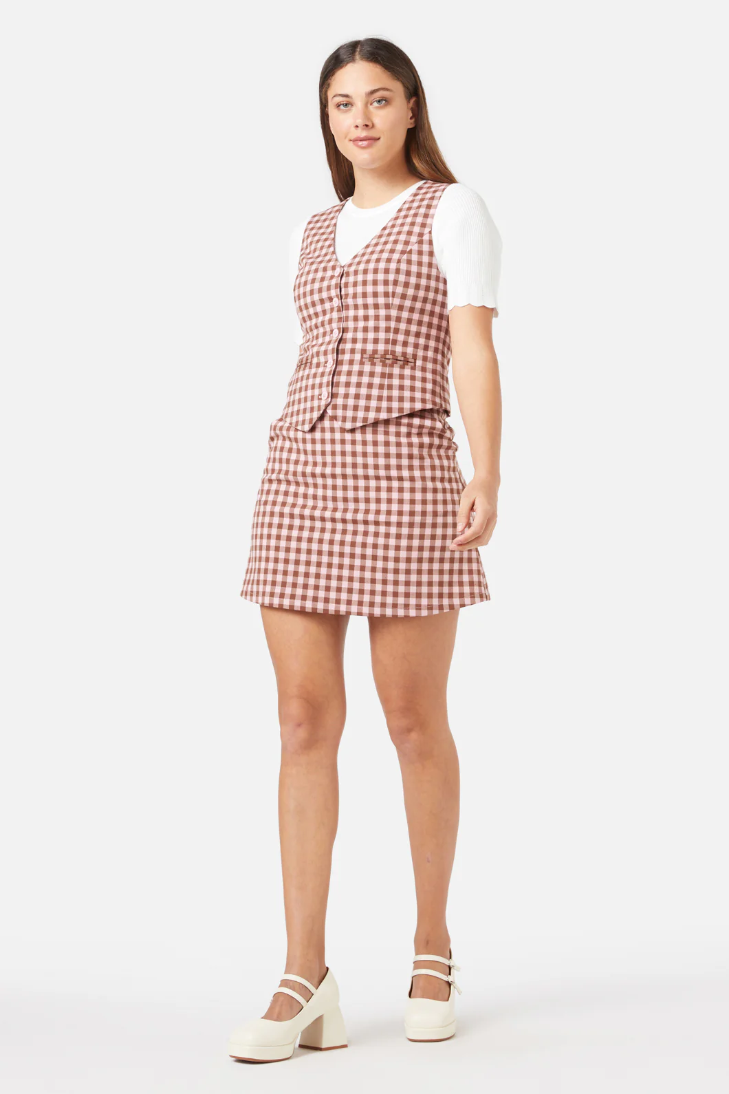 Gelati Gingham Vest - Image 2
