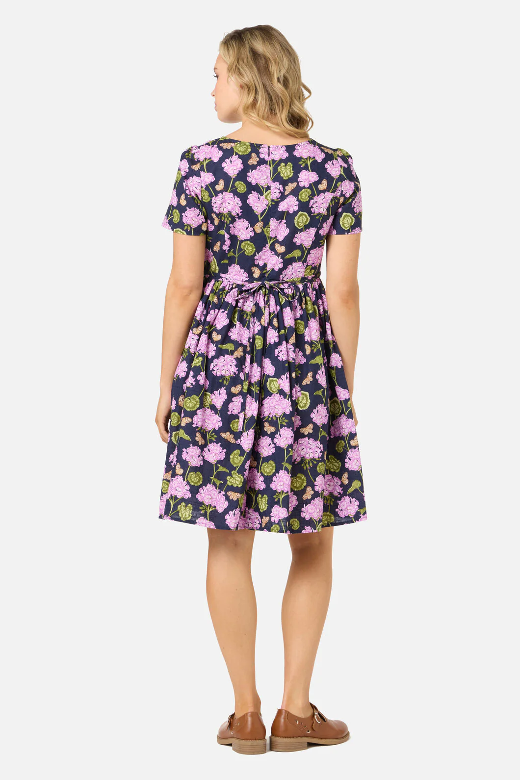 Geranium Flower Mini Dress - Image 6