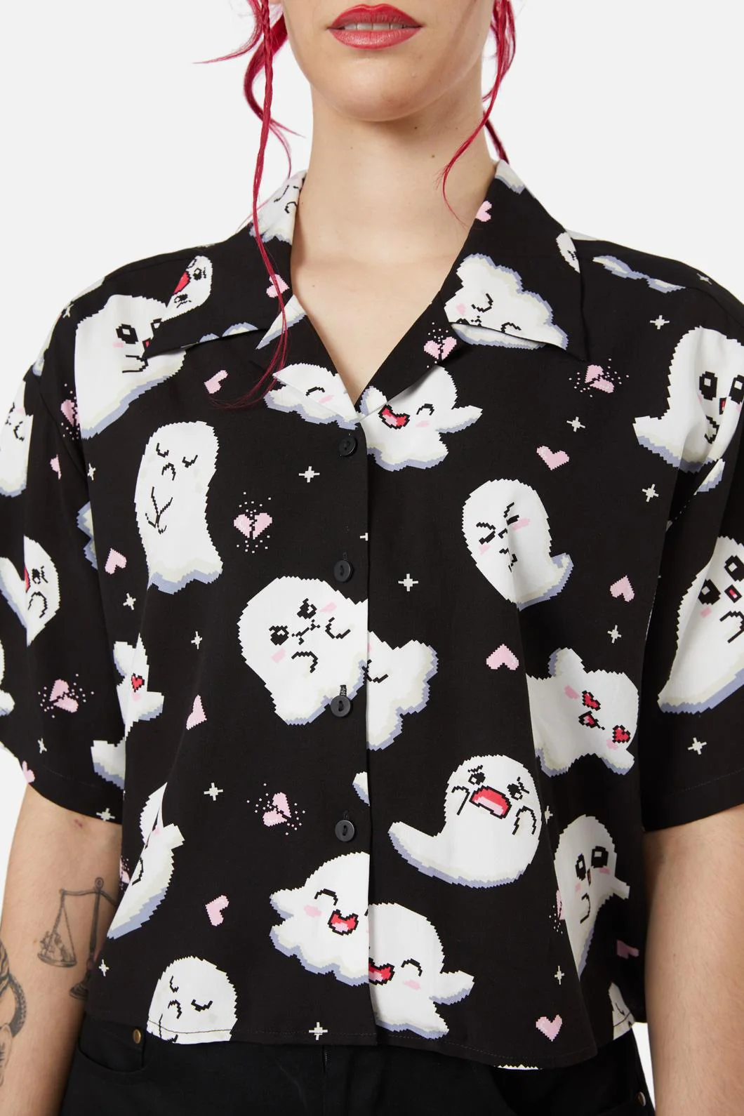Ghostie Print Blouse - Image 5