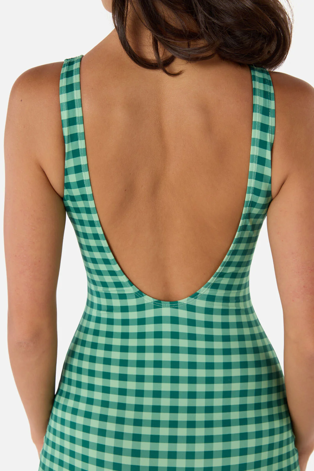 Gingham Boyleg One Piece - Image 14