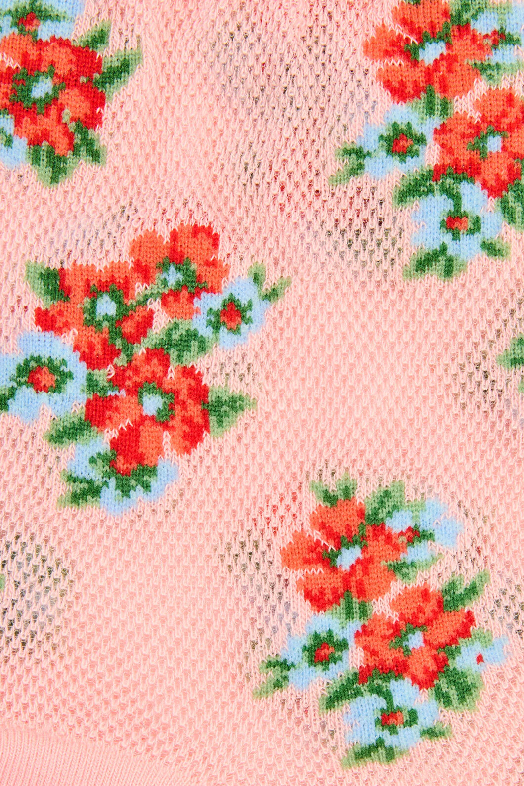 Pink Floral Socks - Image 2