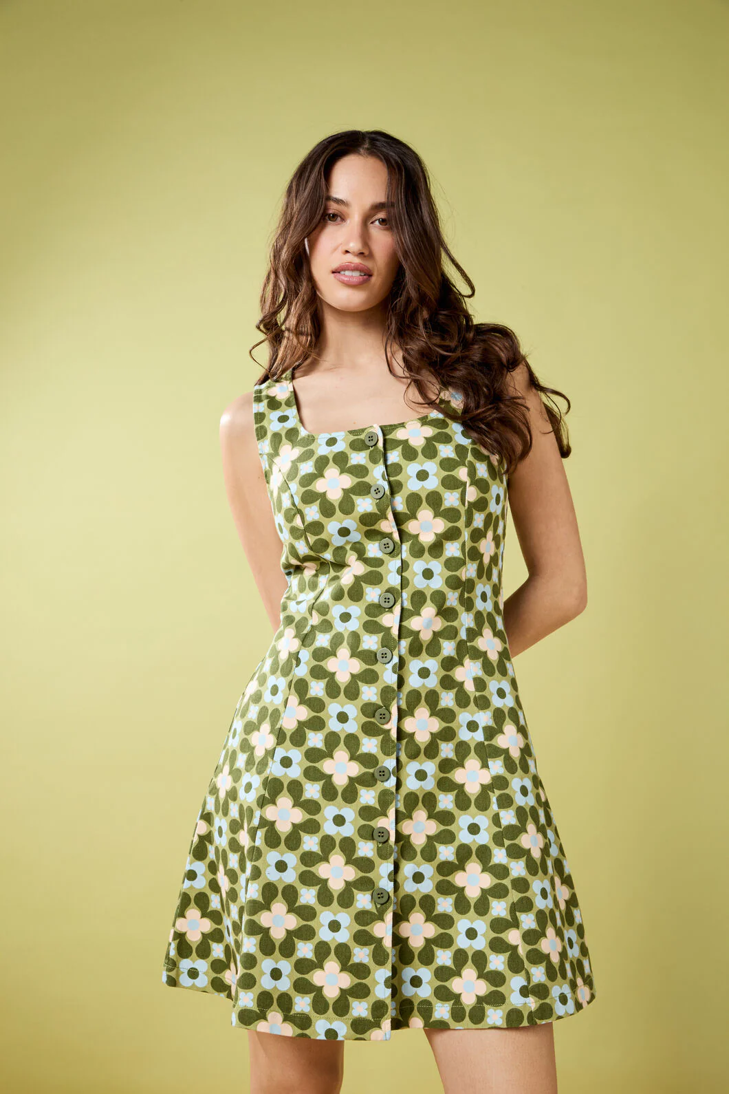 Ginny 60's Mini Pinafore - Image 3