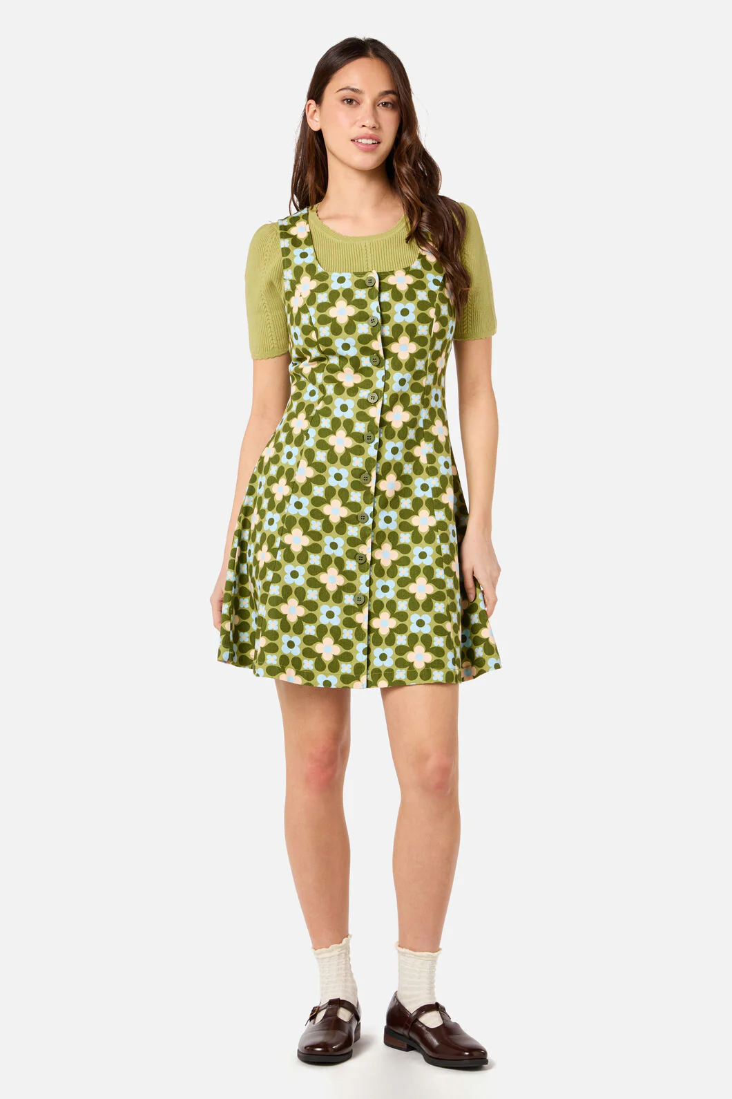Ginny 60's Mini Pinafore - Image 4