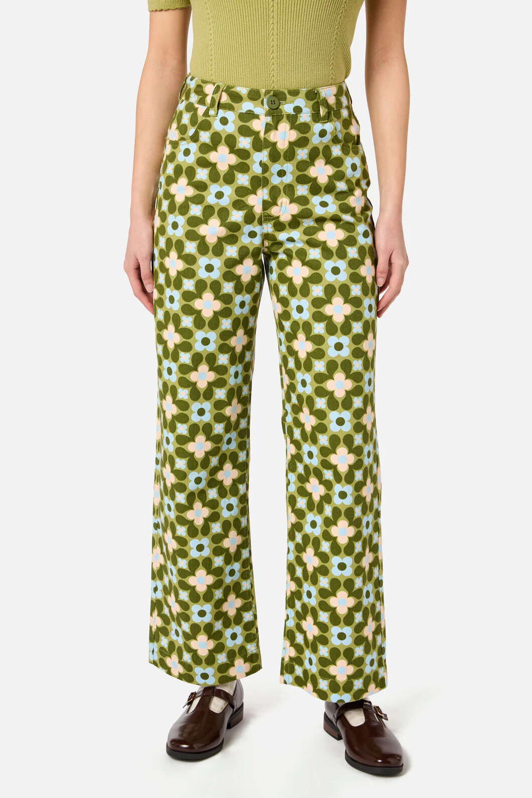 Ginny 60's Printed Jean - Image 4