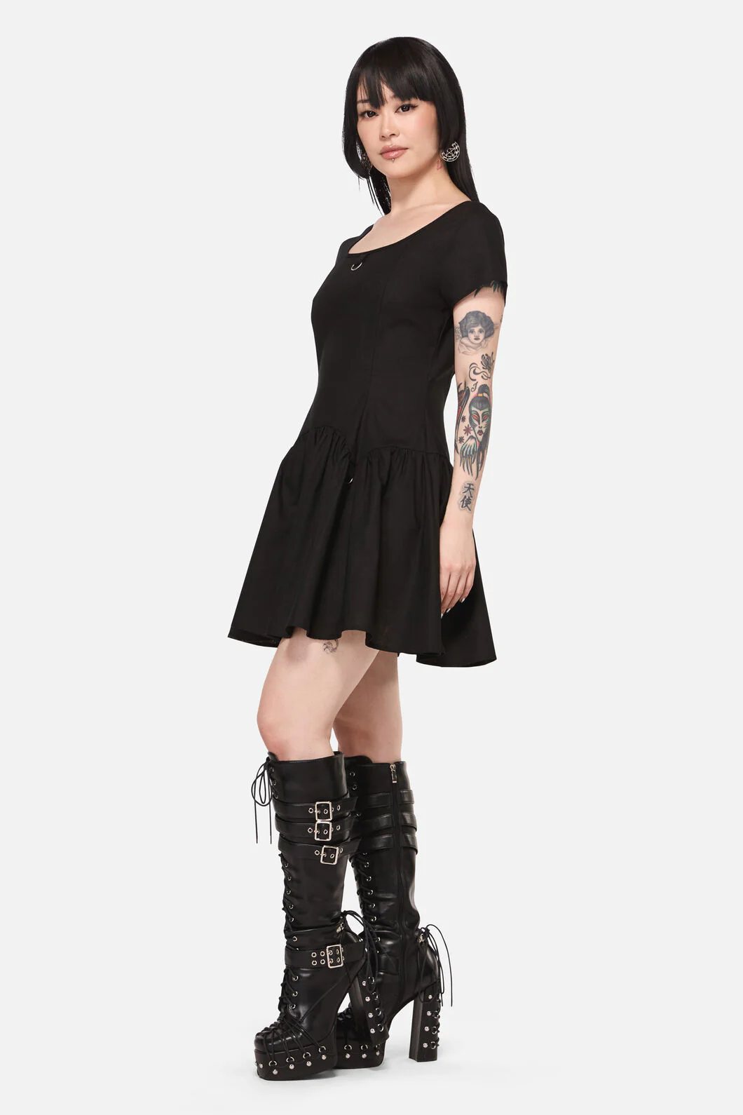Goodie Goth D-Ring Dress - Image 3