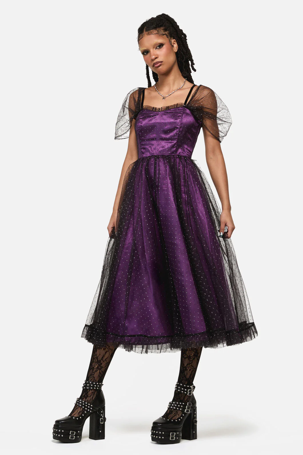 Gothic Diamante Formal Dress - Image 3