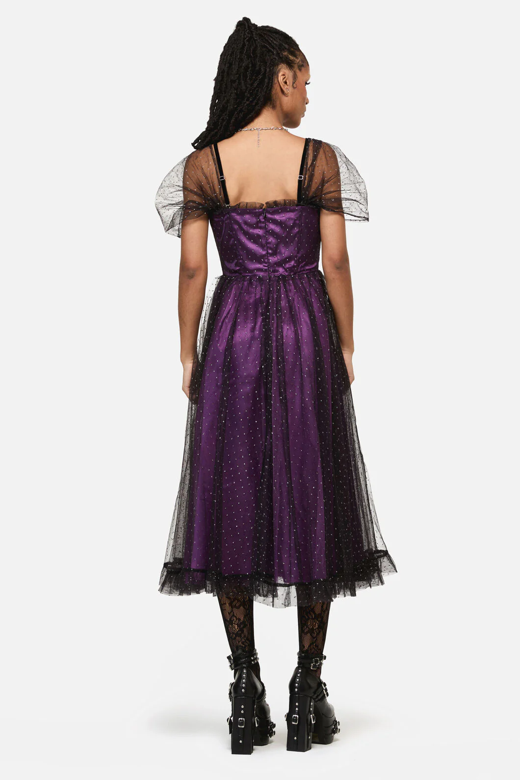 Gothic Diamante Formal Dress - Image 4