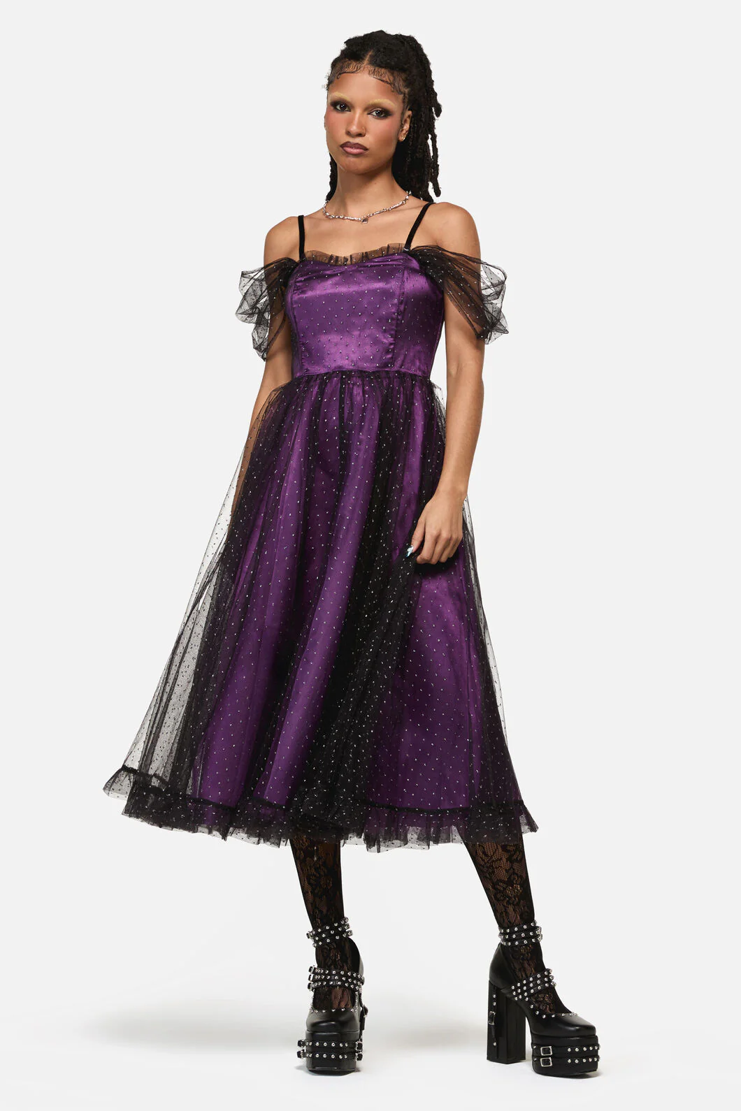 Gothic Diamante Formal Dress - Image 5