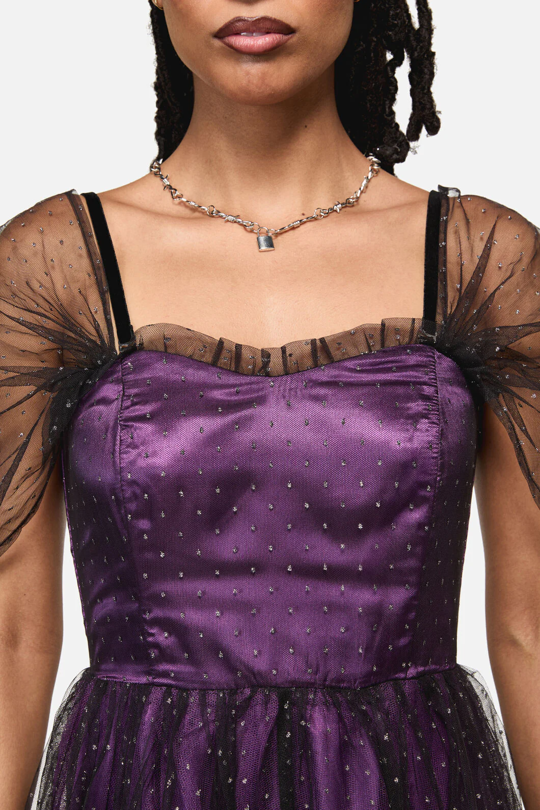 Gothic Diamante Formal Dress - Image 6