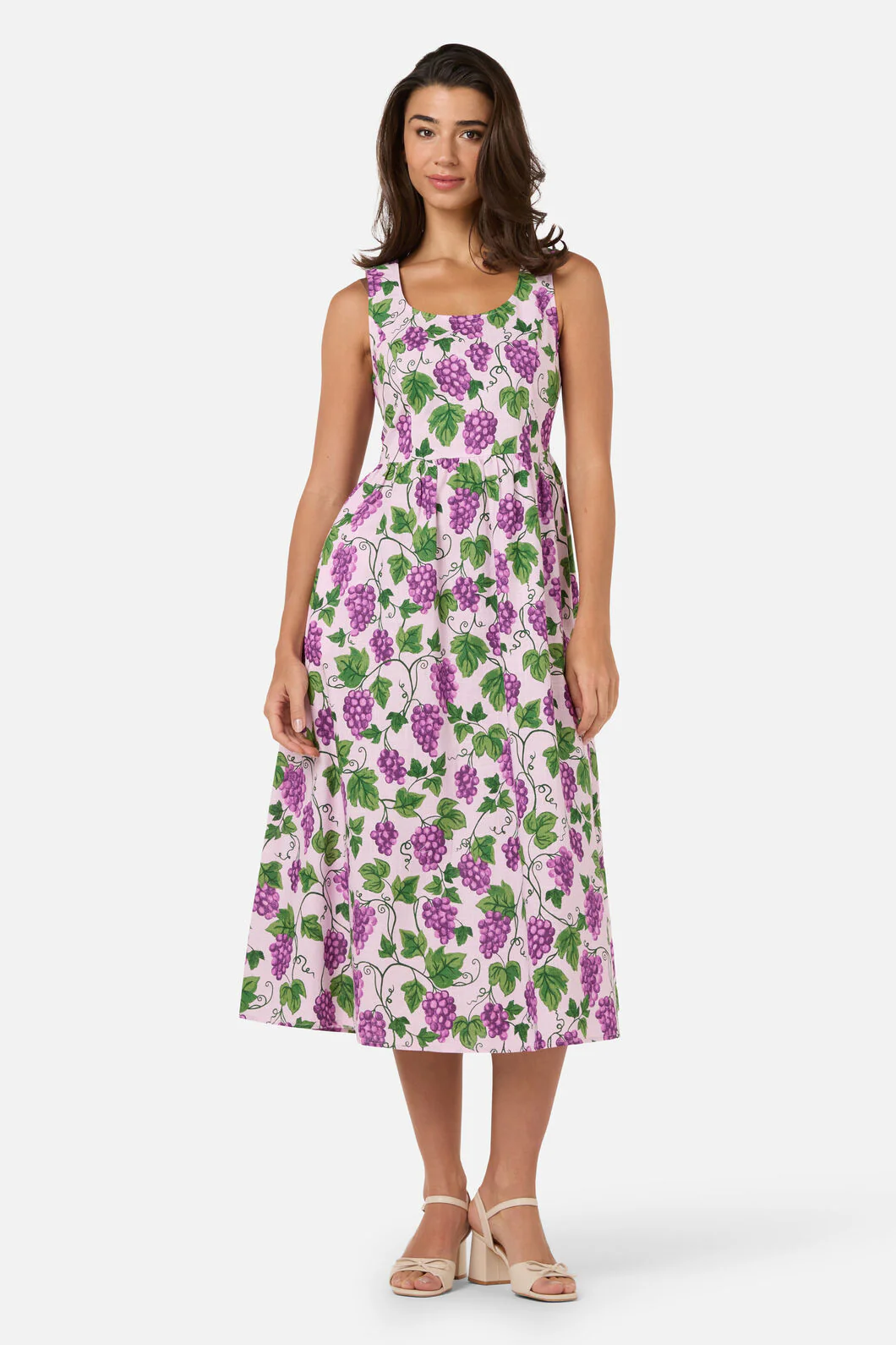 Grape Vine Midi Dress - Image 4