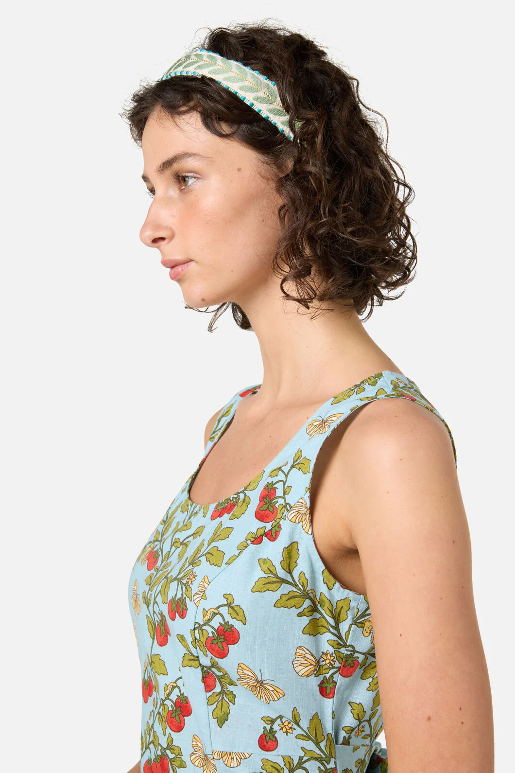 Green Embroidered Headband - Image 2