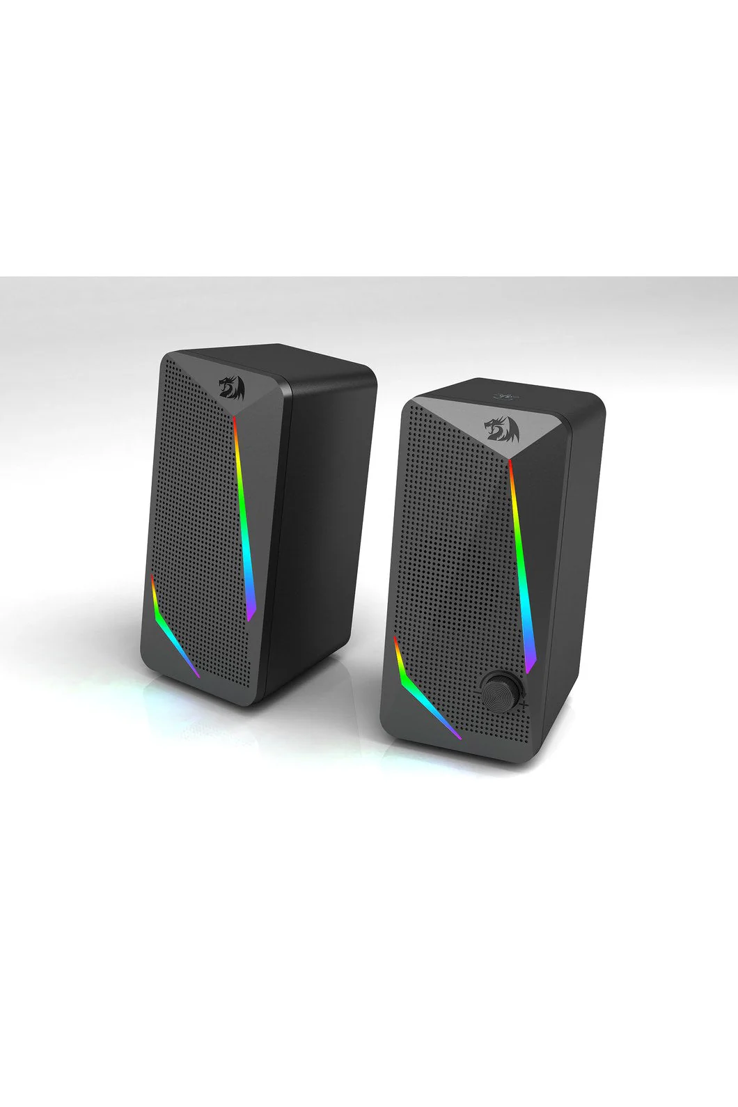 Redragon GS510 Waltz Black Compact RGB Desktop Gaming Speakers - Image 3