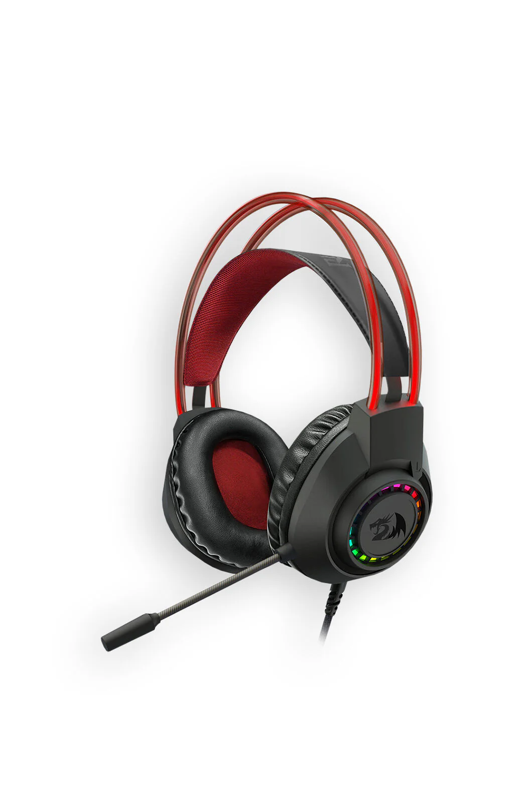 Redragon H231 Scream Black Over-Ear Stereo RGB Gaming Headset