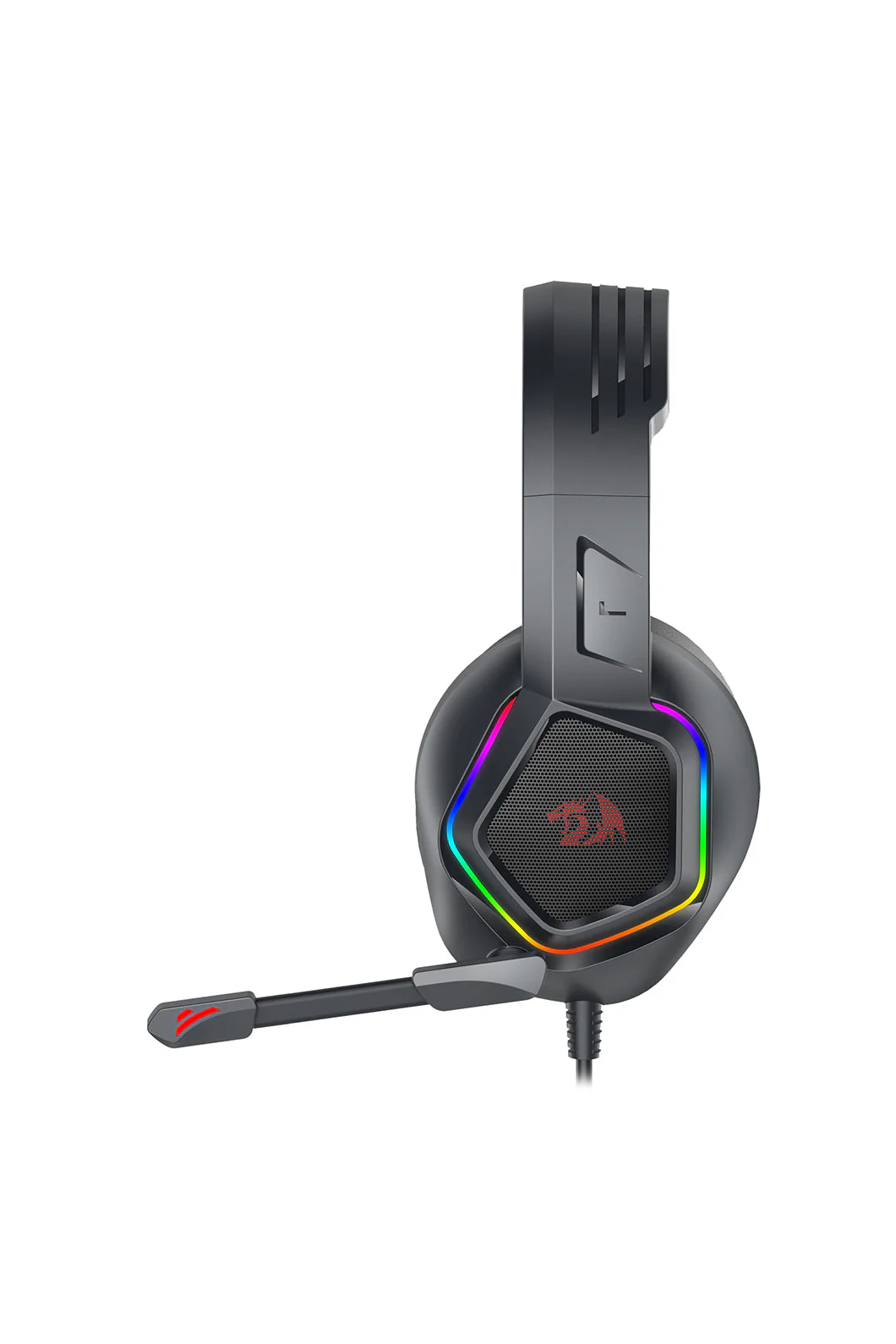 Redragon H280 Medea Black Over-Ear RGB Wired Gaming Headset - Image 3