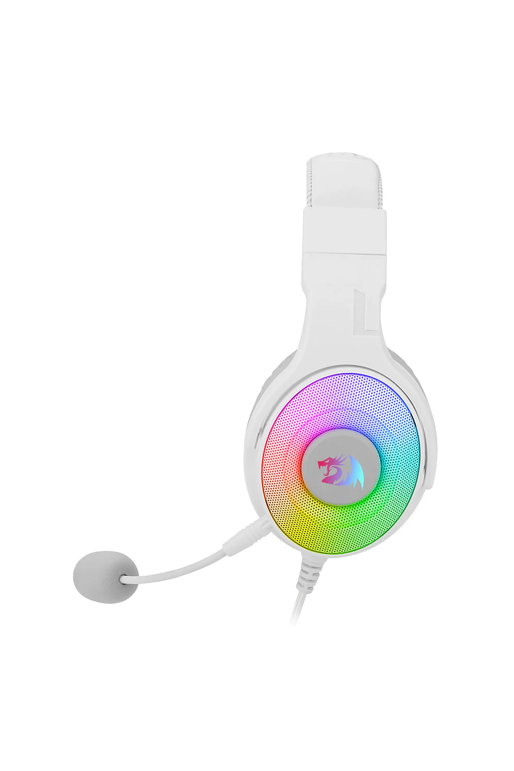 Redragon H350W-RGB Pandora White Over-Ear Virtual 7.1 RGB Gaming Headset - Image 2