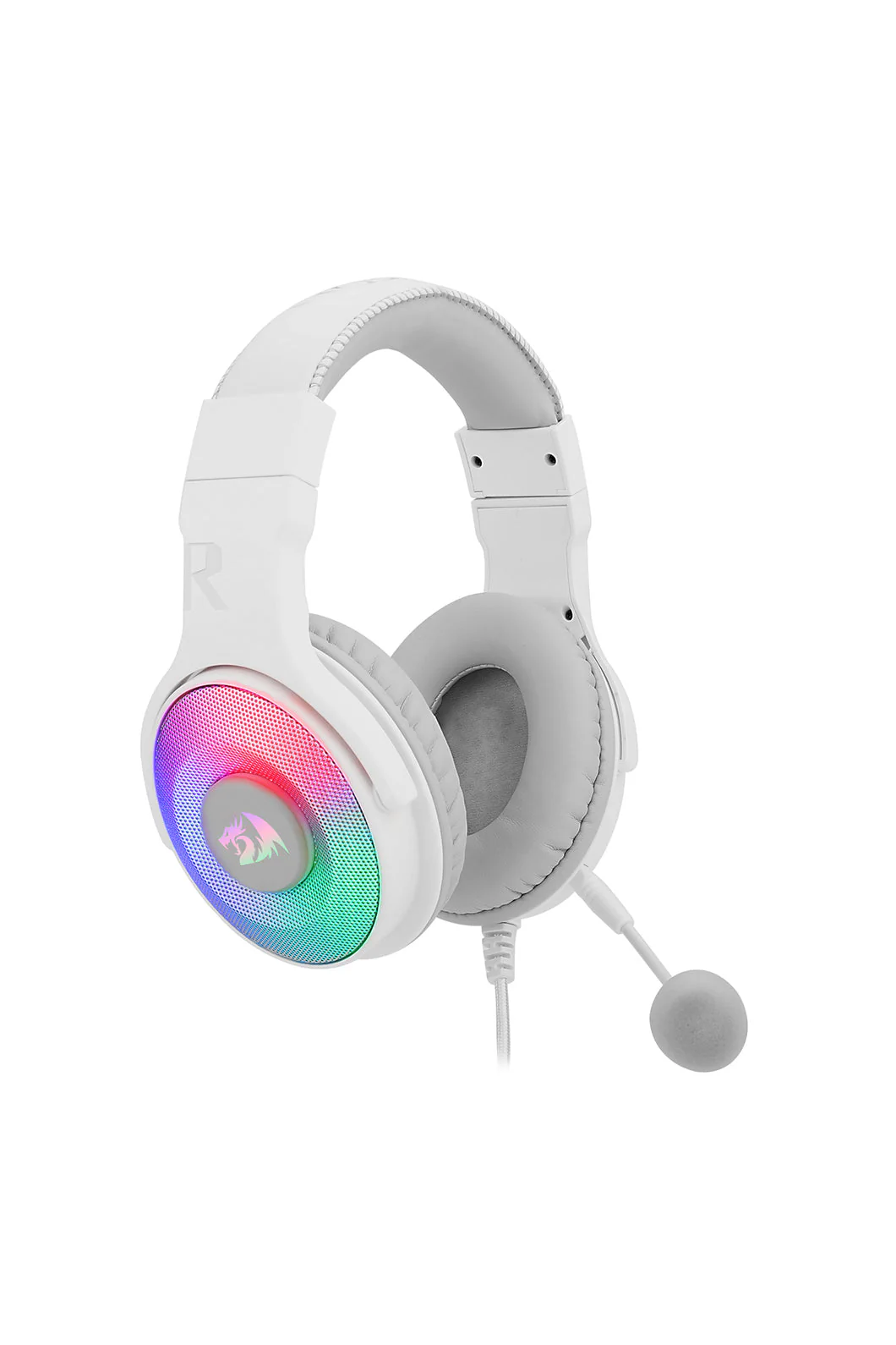 Redragon H350W-RGB Pandora White Over-Ear Virtual 7.1 RGB Gaming Headset - Image 3