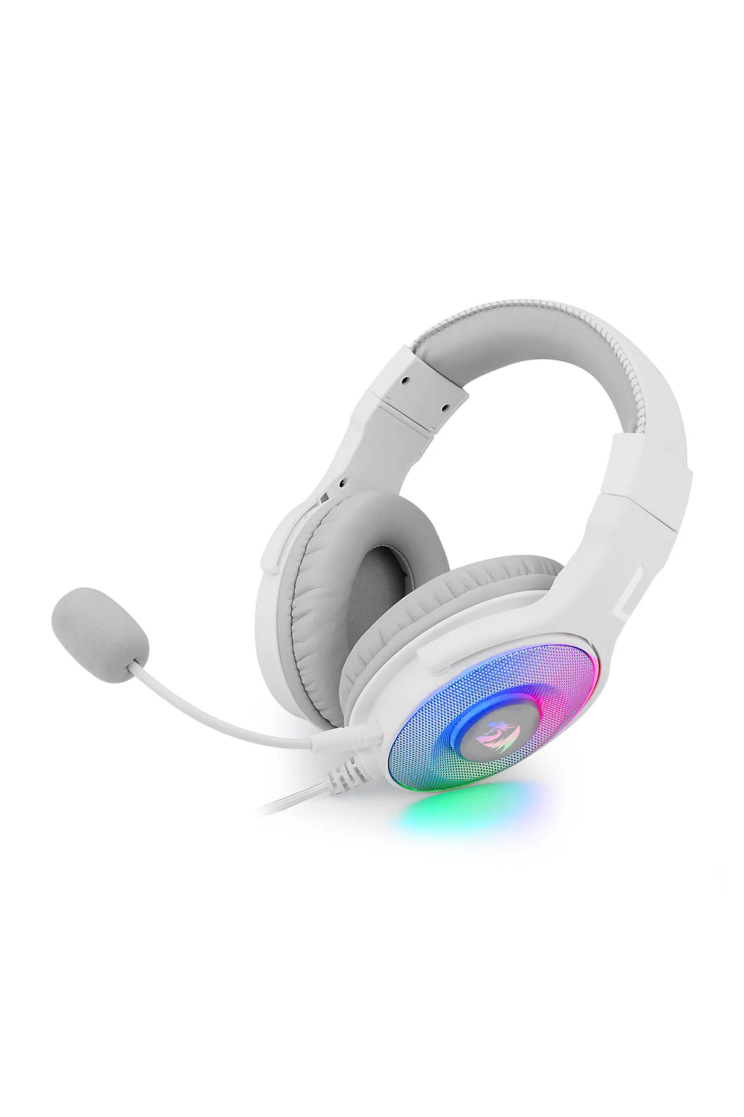 Redragon H350W-RGB Pandora White Over-Ear Virtual 7.1 RGB Gaming Headset - Image 4