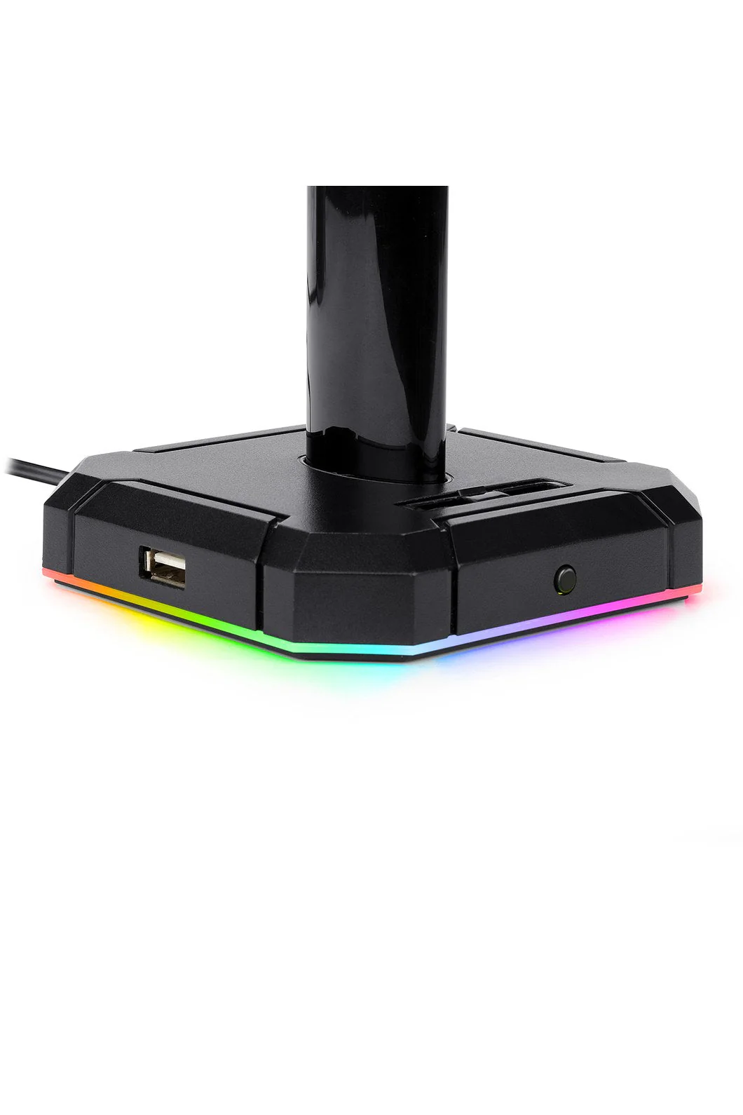 Redragon HA300 Black Desktop RGB USB Hub Headphone Stand - Image 6