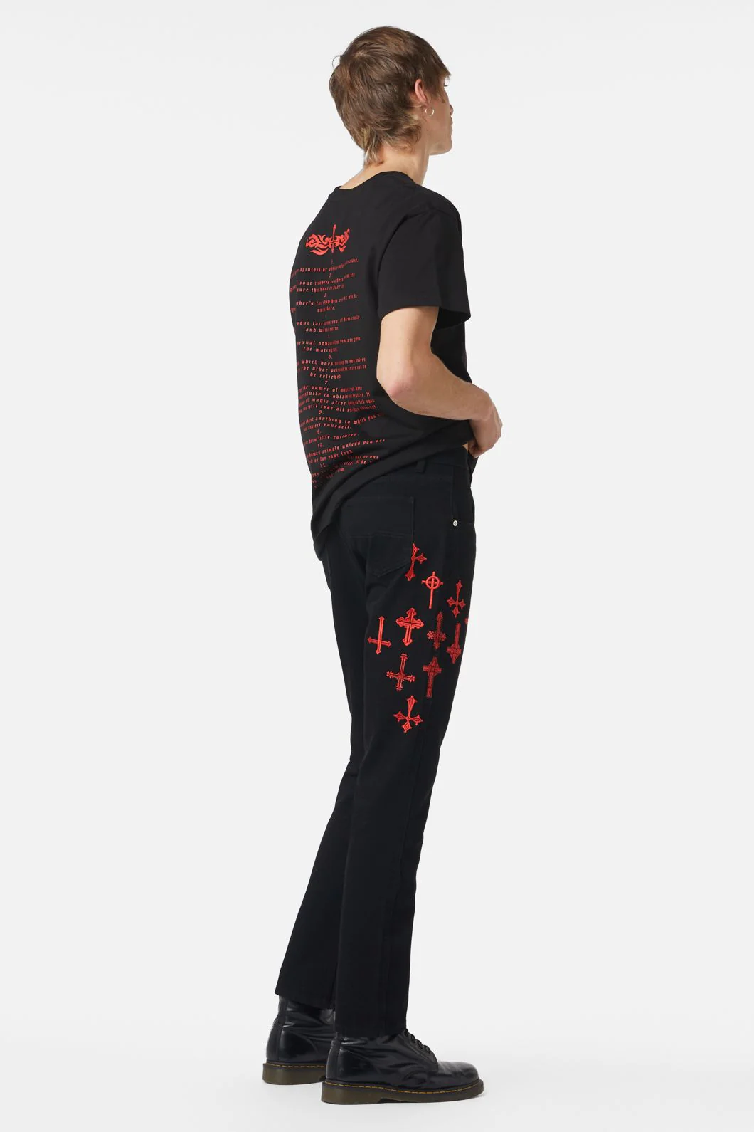 Hail Lilith Skinny Unisex Jean - Image 4