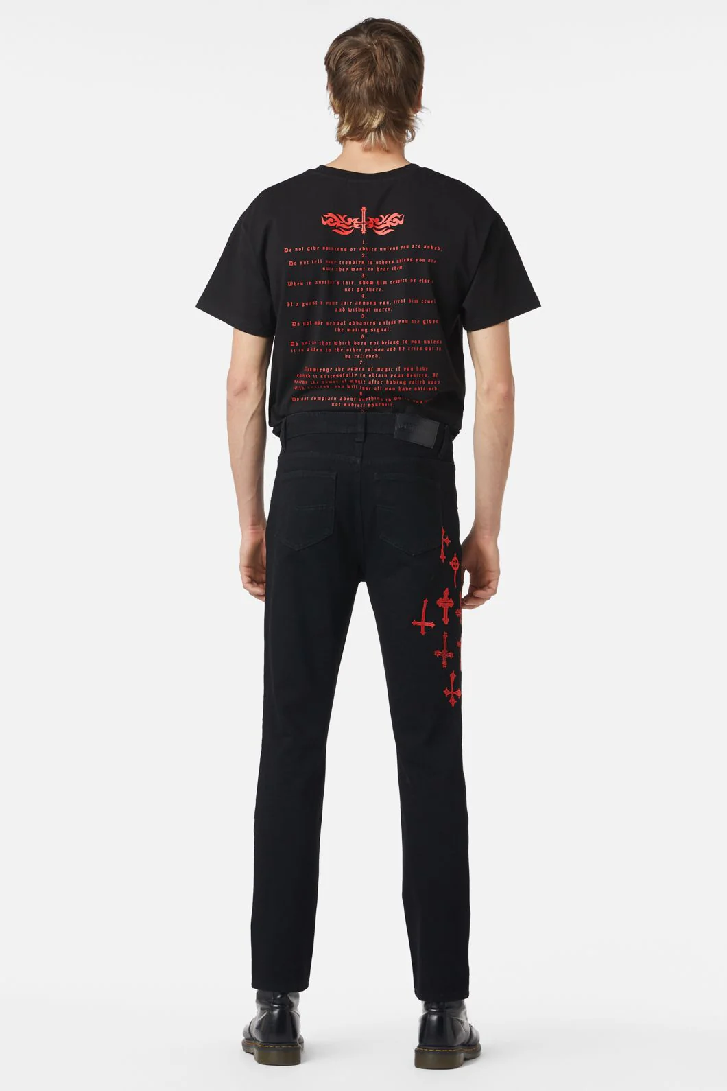 Hail Lilith Skinny Unisex Jean - Image 5