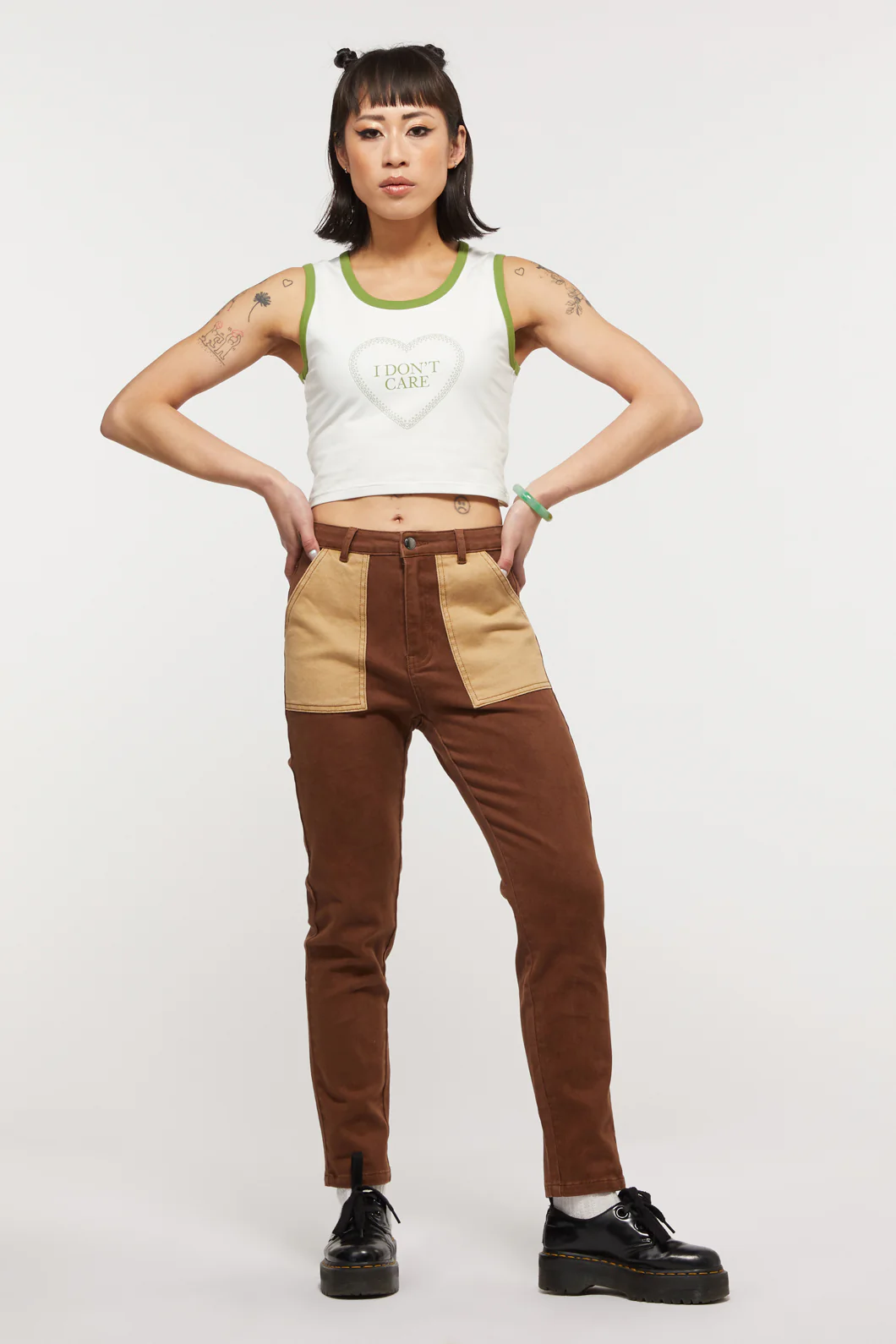Hamlet Split Drill Jeans - Image 2