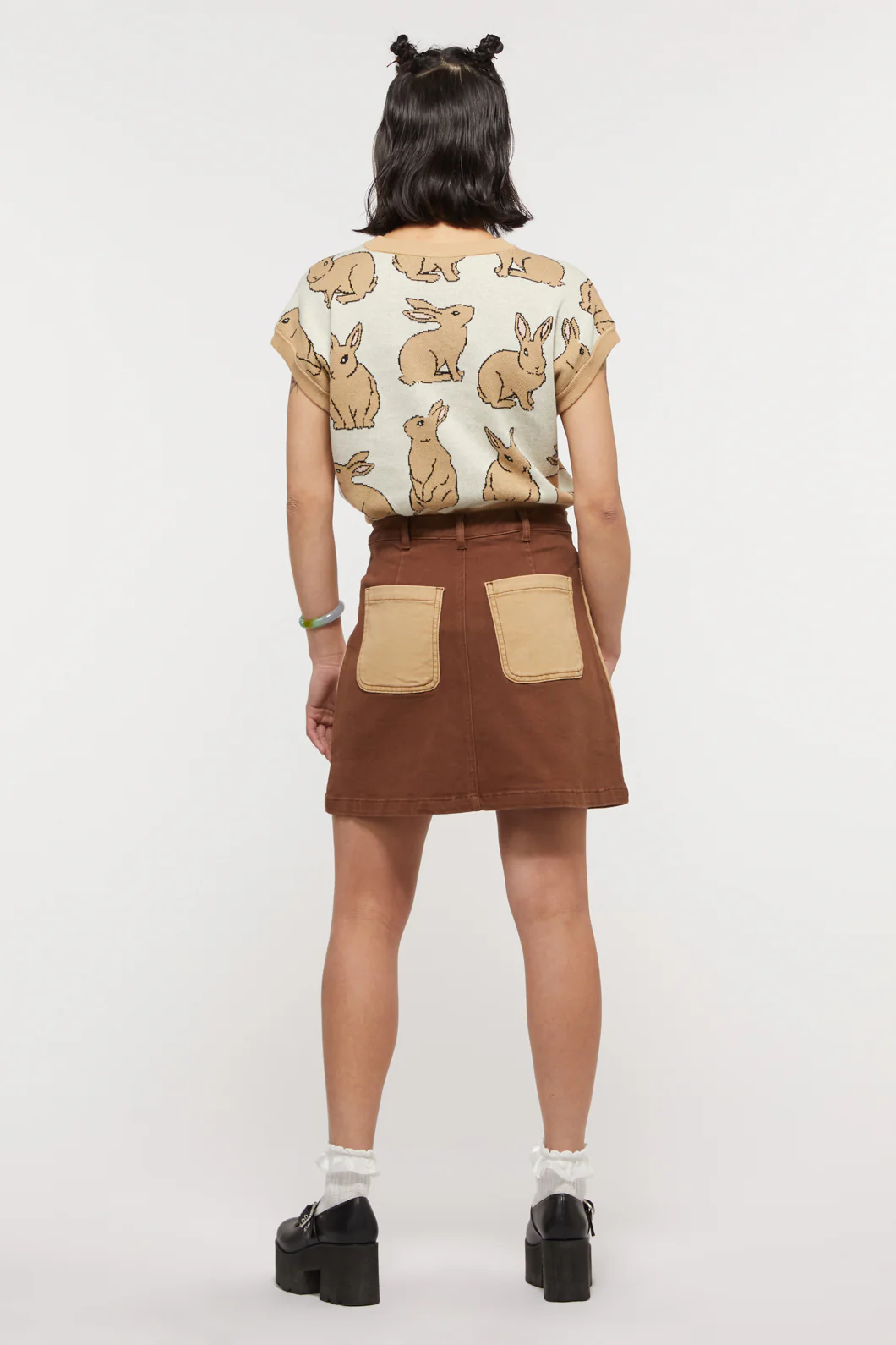 Hamlet Split Drill Skirt - Image 4