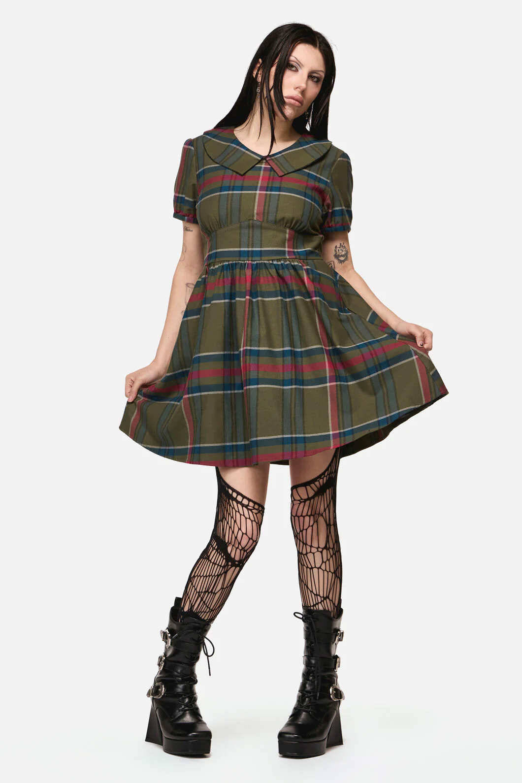 Harbinger Goth Mini Dress