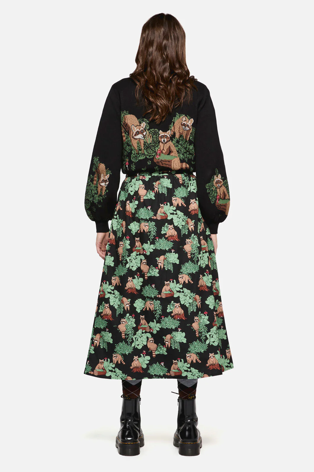 Haus Of Raccon Print Skirt - Image 4