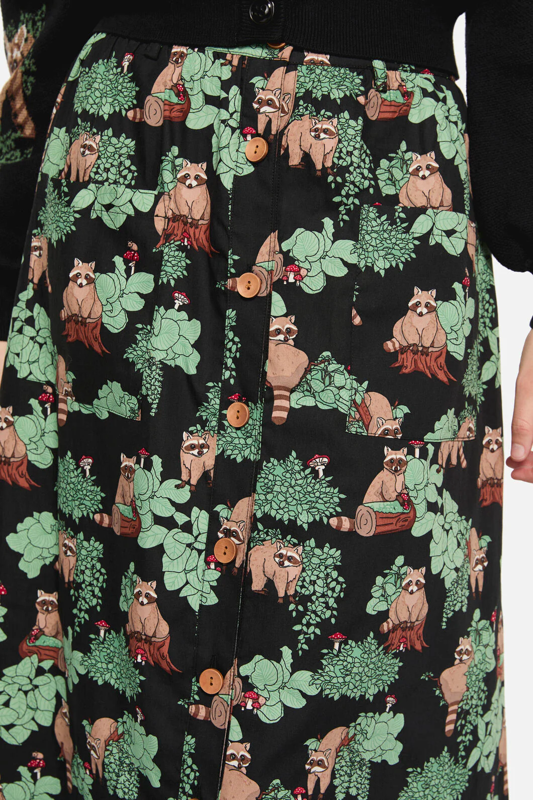 Haus Of Raccon Print Skirt - Image 6
