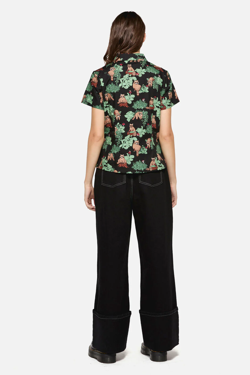Haus Of Raccoon Print Blouse - Image 4