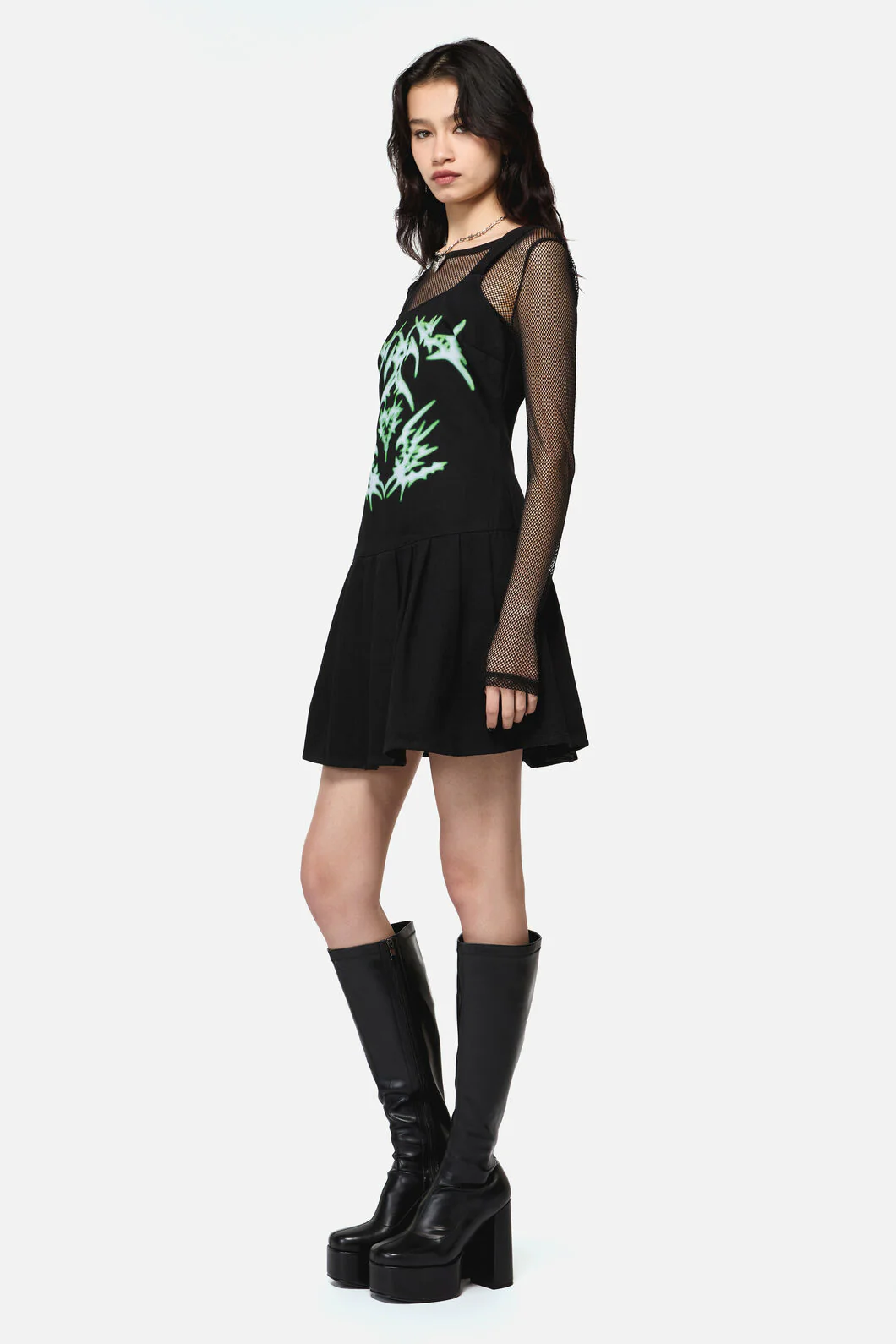 Hazardous Print Dress - Image 4
