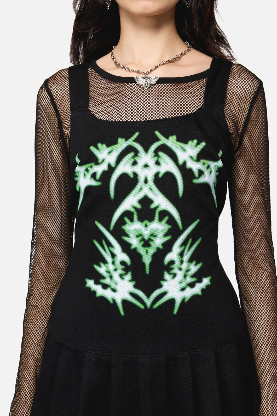 Hazardous Print Dress - Image 6