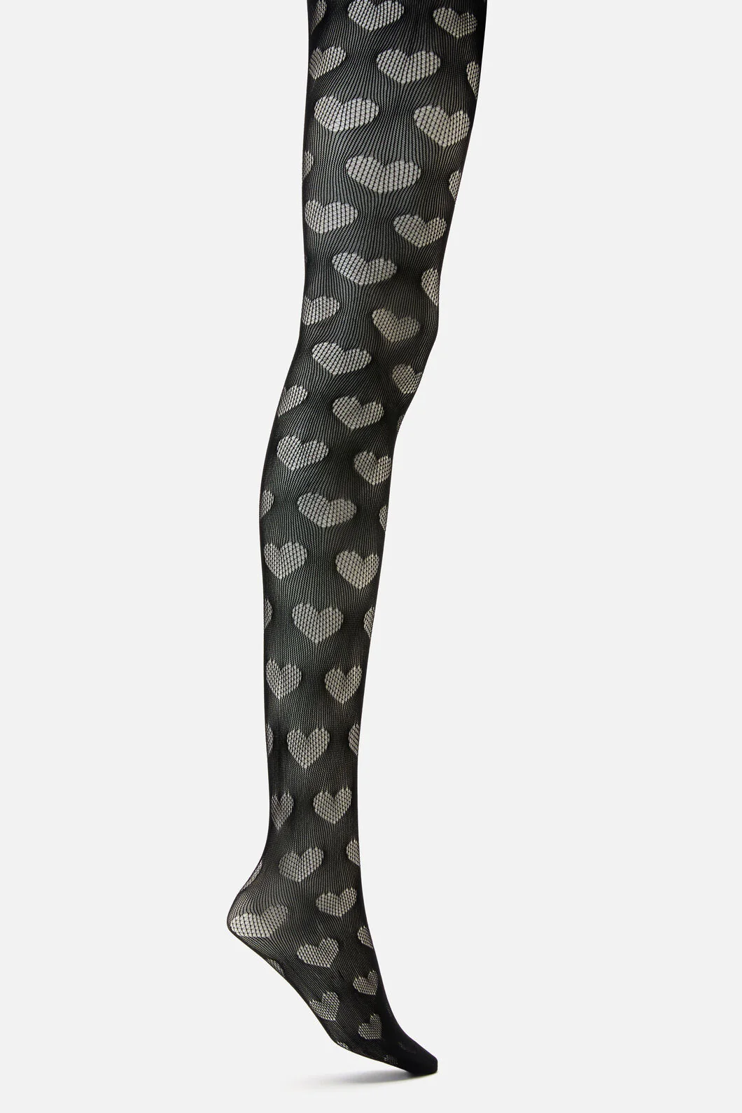 Heart Mesh Tights - Image 2