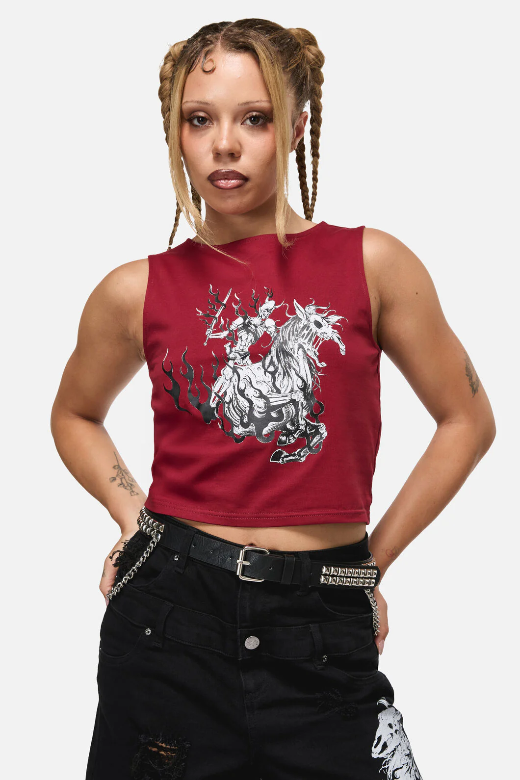 Heavy Chain Stud Belt - Image 2
