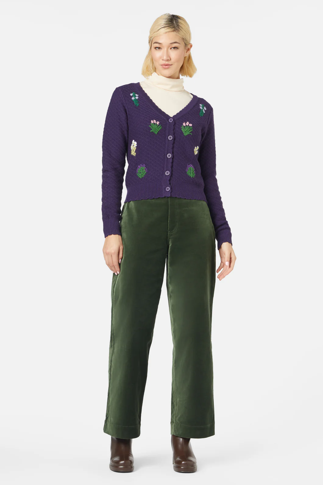 Herb Embroidered Cardi - Image 2