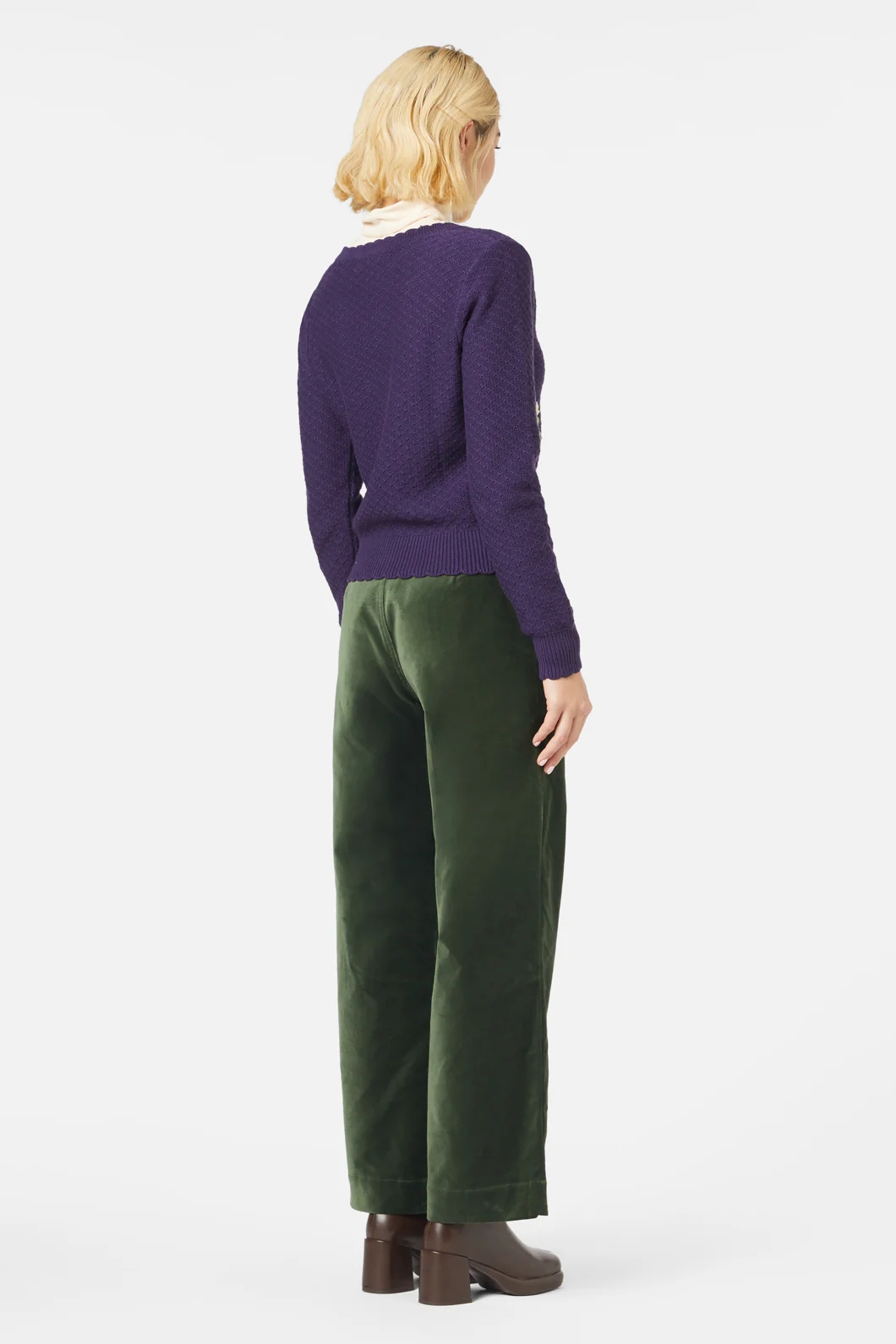 Herb Embroidered Cardi - Image 4